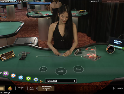 Live dealer Casino Hold'em by Microgaming